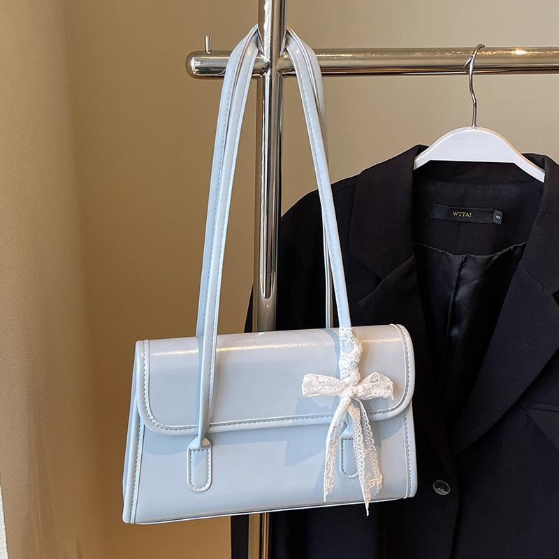 South Korea spring and summer explosion sweet cream wind simple armpit envelope bag fashion versatile high sense shoulder women's bag