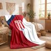 Stoke City Football Print Flannel Blanket Soft Warm Sofa Bed Throw Blanket For Home Office Bedroom
