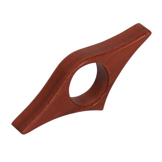 Wooden Thumb Book Holder Ergonomic One-Handed Page Clip for Reading Solid Wood Finger Ring Portable Desktop Reading Gadget Unique Gift for Book Lovers