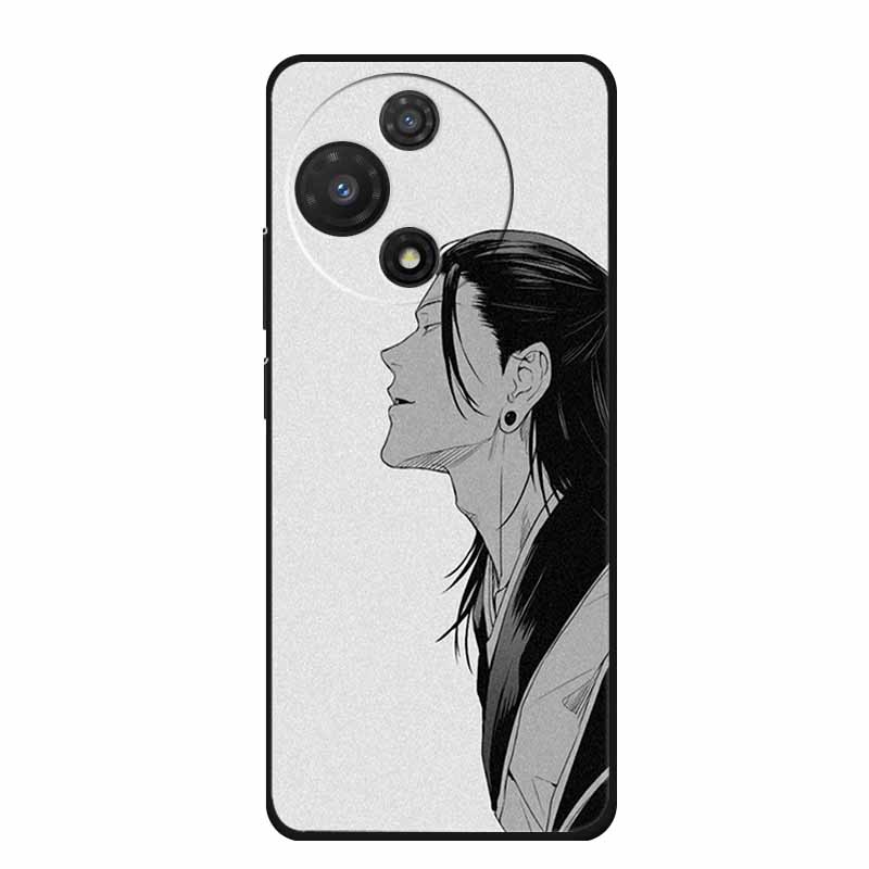 For TCL 605 Case Fashion Flower Protective Black Silicone Soft TPU Back Cover Case For TCL 60 5G 60 SE Case 60SE Coque Funda Bag