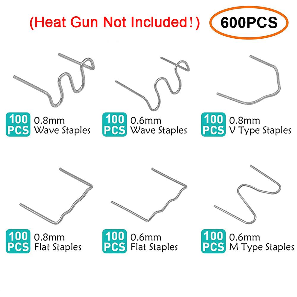 

1200 шт. Горячий степлер, скобы для ремонта бампера автомобиля, пластиковый ремонтный аппарат, пластиковый сварочный аппарат, набор инструментов для ремонта автомобилей