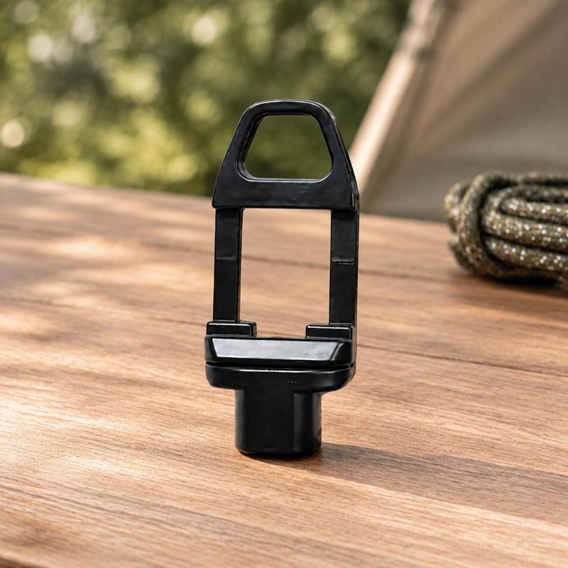 Outdoors Gear Rails Mount Buckles Accessory for Backpacks Carry, Metal Hanging Hoop Connectors for Camping and Hiking