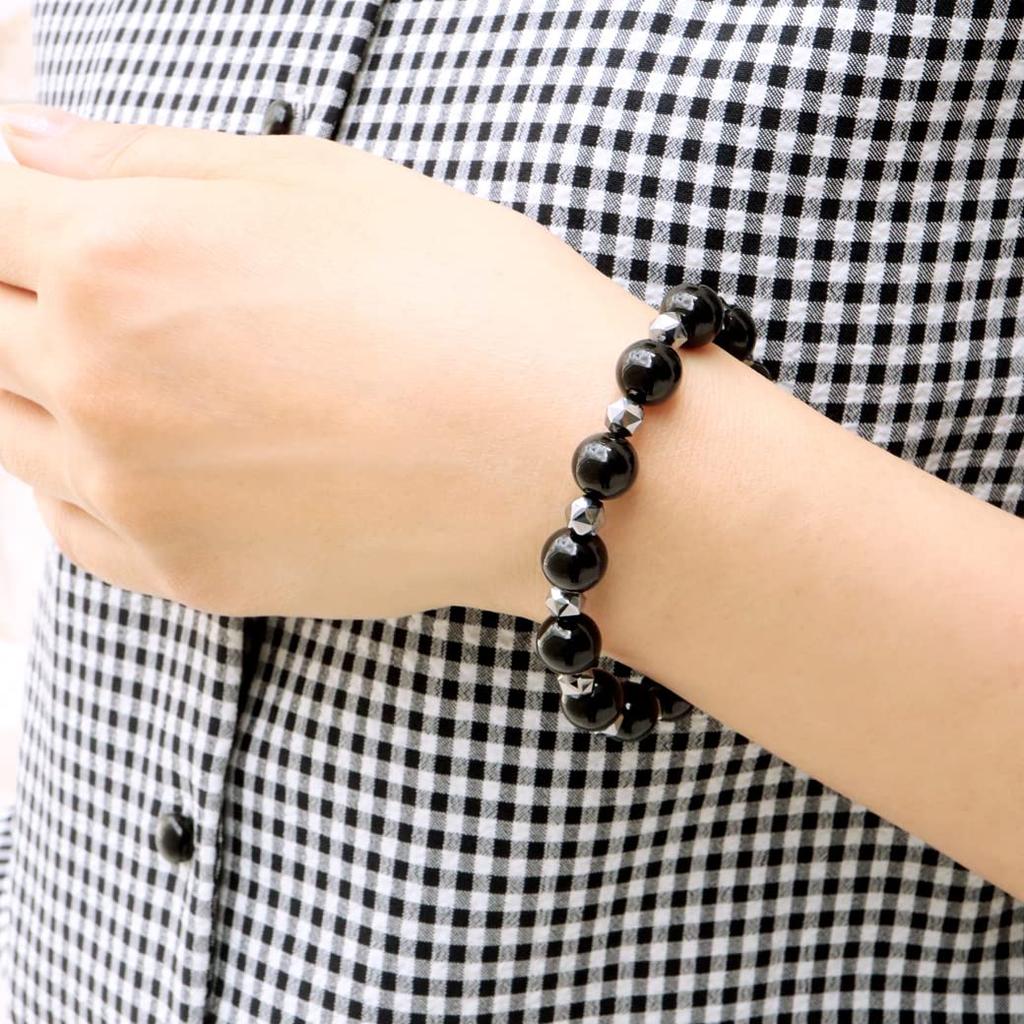 [GOLD STONE] Morion Bracelet Terahertz Accessory Natural Stone Power Stone