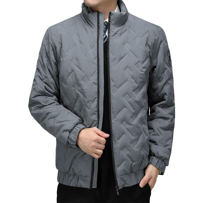 Men's winter clothing, piled and thickened middle-aged and elderly cotton-padded clothes, men's jackets, winter middle-aged people's 