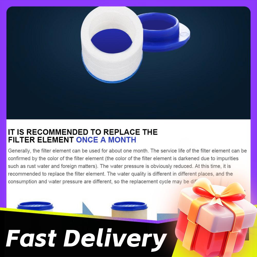 2-20PCS Faucet Water Purifier Water Saving Household Kitchen Bathroom Faucet Water Filter Showers Head Bath Soften Hard Water