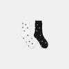 GGRN Women's Fashion Socks_W-L-408 Ruffle Ribbon