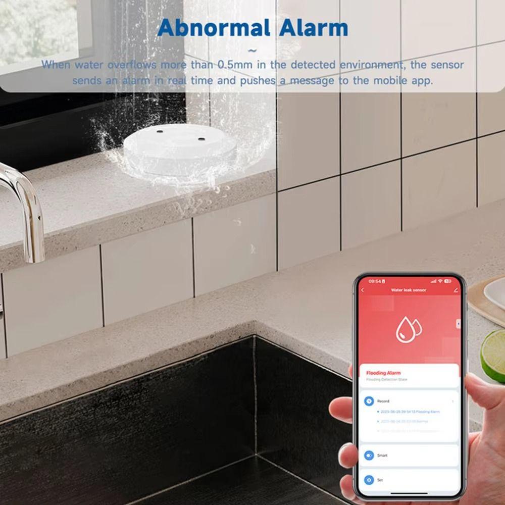 Smart Life Control ZigBee Water Sensor Alarm Function Smart Water Leak Sensor  Kitchen