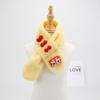Children's Versatile Red Winter Scarf: Chinese New Year Style Plush Neck Gaiter for Boys and Girls