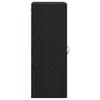 Wall Mounted Cabinet Black Oak Effect 34.5 x 34 x 90 cm