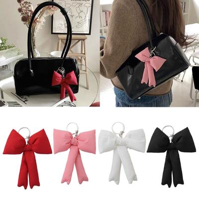 Practic Bowknot breloc telefon mobil accesoriu pandantiv drăguț rucsac decoratiuni moale geantă de mână portofel mașina breloc