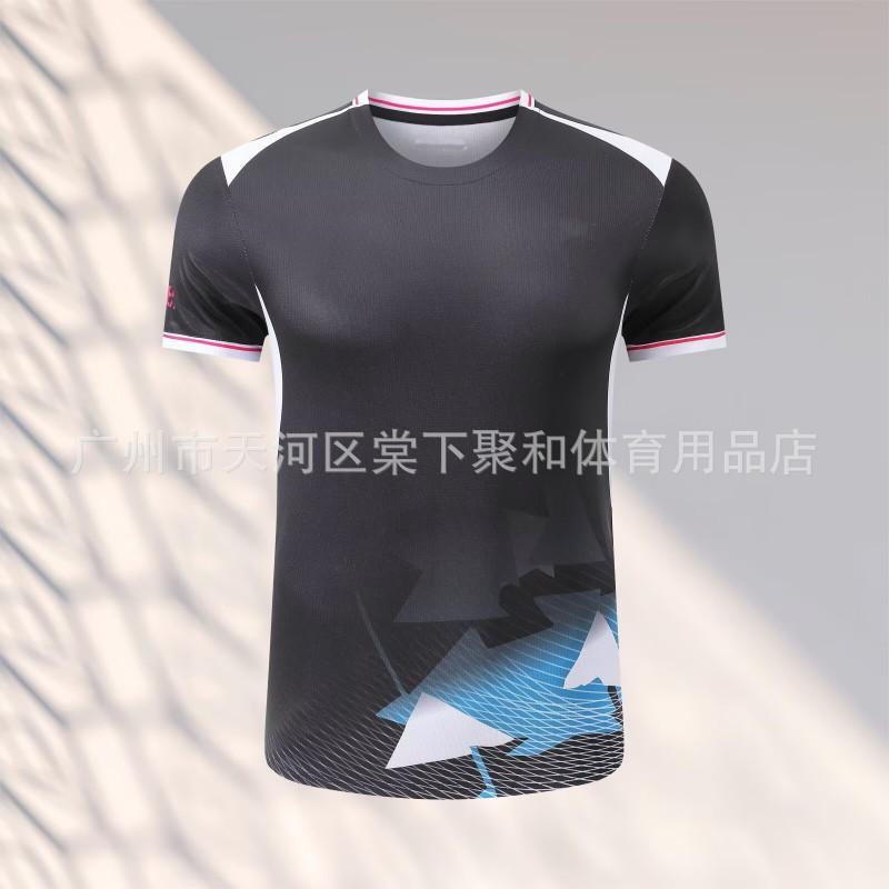 Quick-Dry Badminton Shirt Men Women Short Sleeve Sport T-Shirt Breathable Training Top Athletic Wear