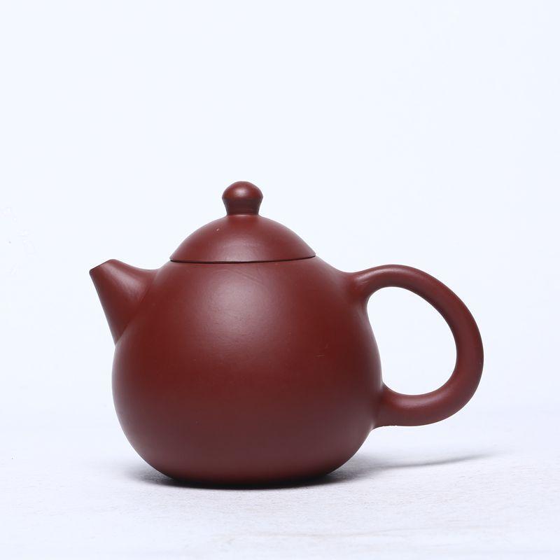 

220 мл высококачественные чайники из фиолетовой глины Исин, художественные чайники ручной работы в форме яйца дракона, чайник для заваривания чая из сырой руды Dahongpao, чайный набор Zisha