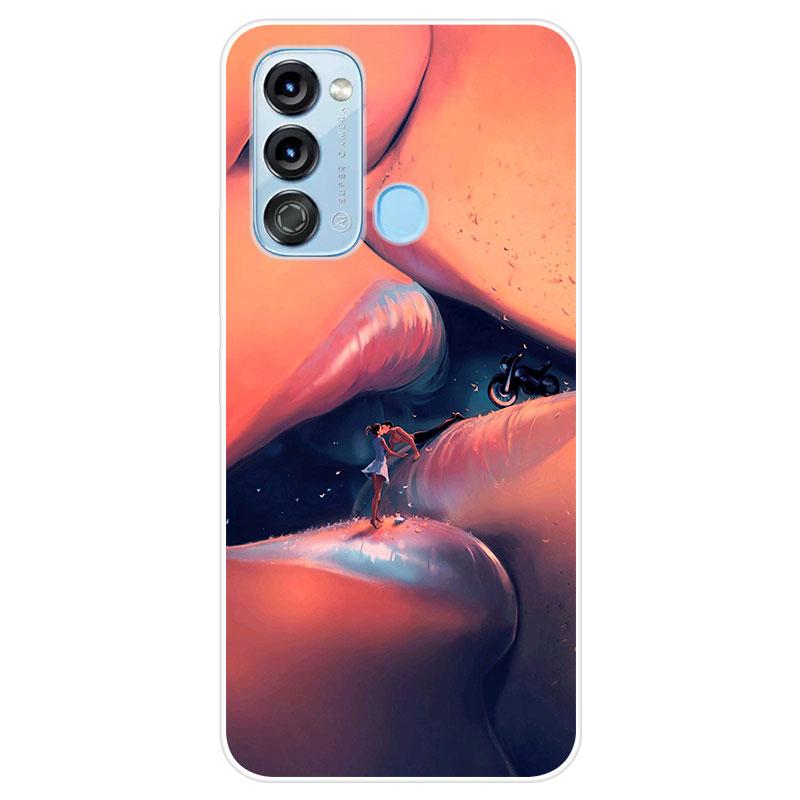 For itel Vision 3 Vision3 Veske Myk Silikon Bakdeksel Tegneserie Telefonveske Mote