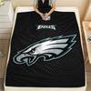 Flanelová deka s potiskem Philadelphia Eagles, Vysoce kvalitní, Pohodlná pro všechna roční období, Domácí dekorace, Teplo a pohodlí, Perfektní jako vánoční dárky