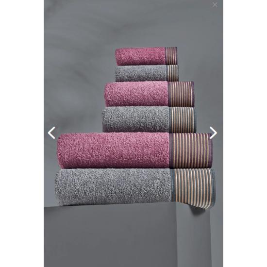 6-teiliges Badeset aus türkischer Baumwolle, Gesichtshandtuch, Badetuch, 6-teilig