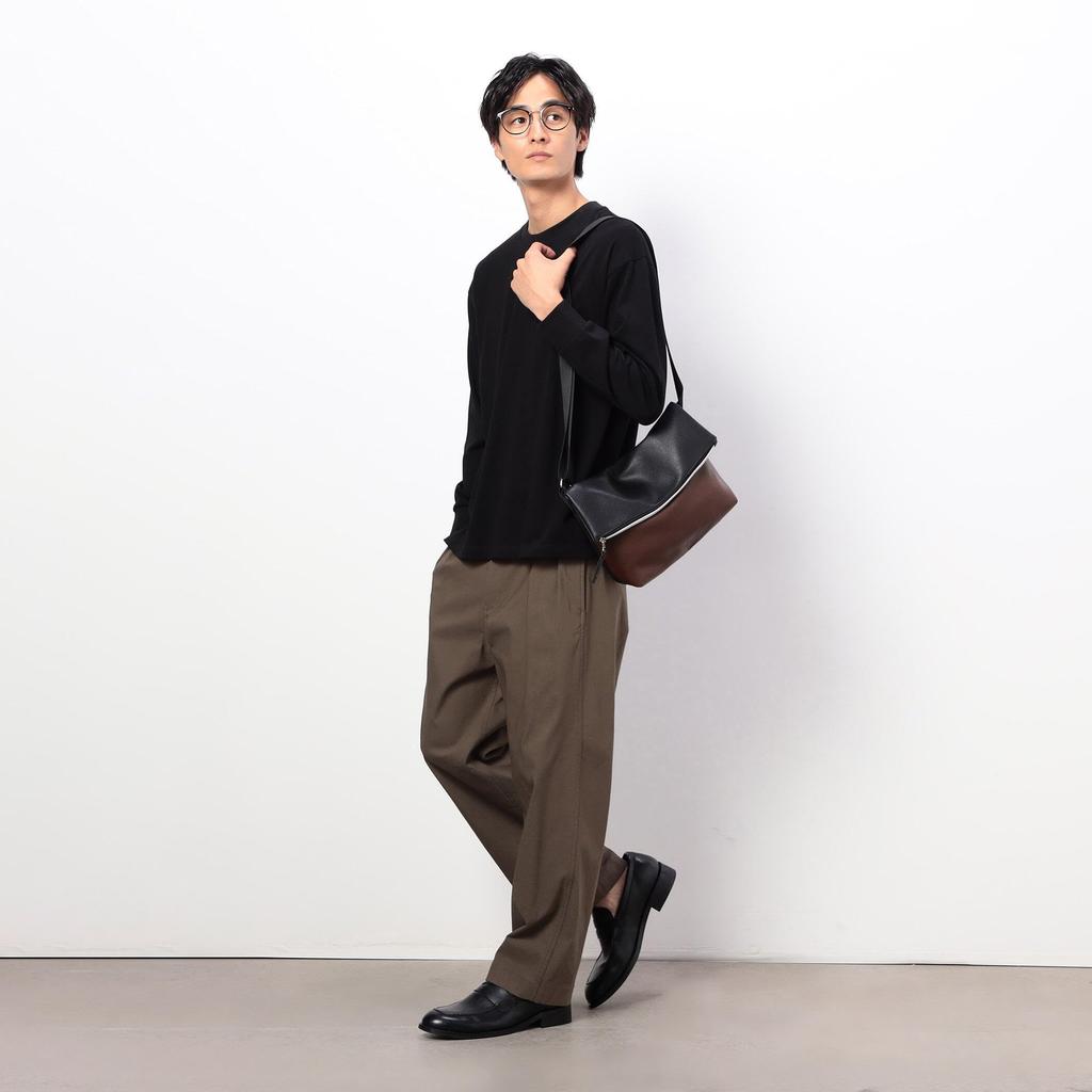 Comme Ca Ism USA Baumwolle Webjersey Langarm-T-Shirt, Schwarz, Größe L, 47-92TM01-205