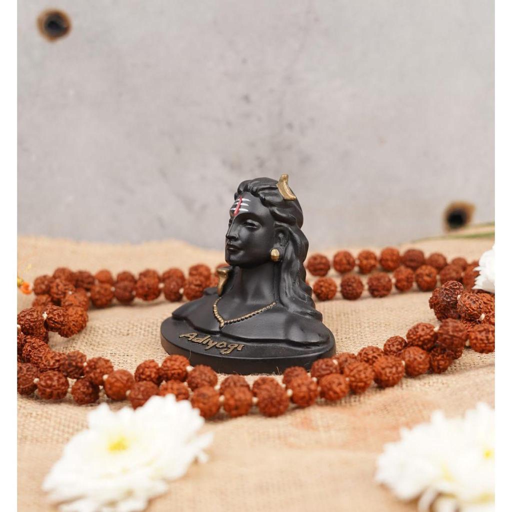 Adiyogi Shiva Murti Decorative Showpiece for Home Decor| Adiyogi Shiv Mahadev Idol for Car Dashboard Home Temple