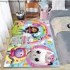 15 Size disney Cartoon-Gabby Dollhouse Carpet Rug for Living Room Bedroom Home Sofa Decoration Kid Area Rug Non-slip Floor Mat