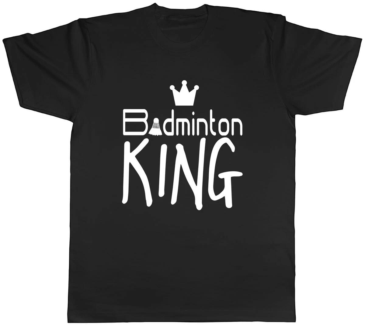 Badminton King Mens Unisex T-Shirt Tee L