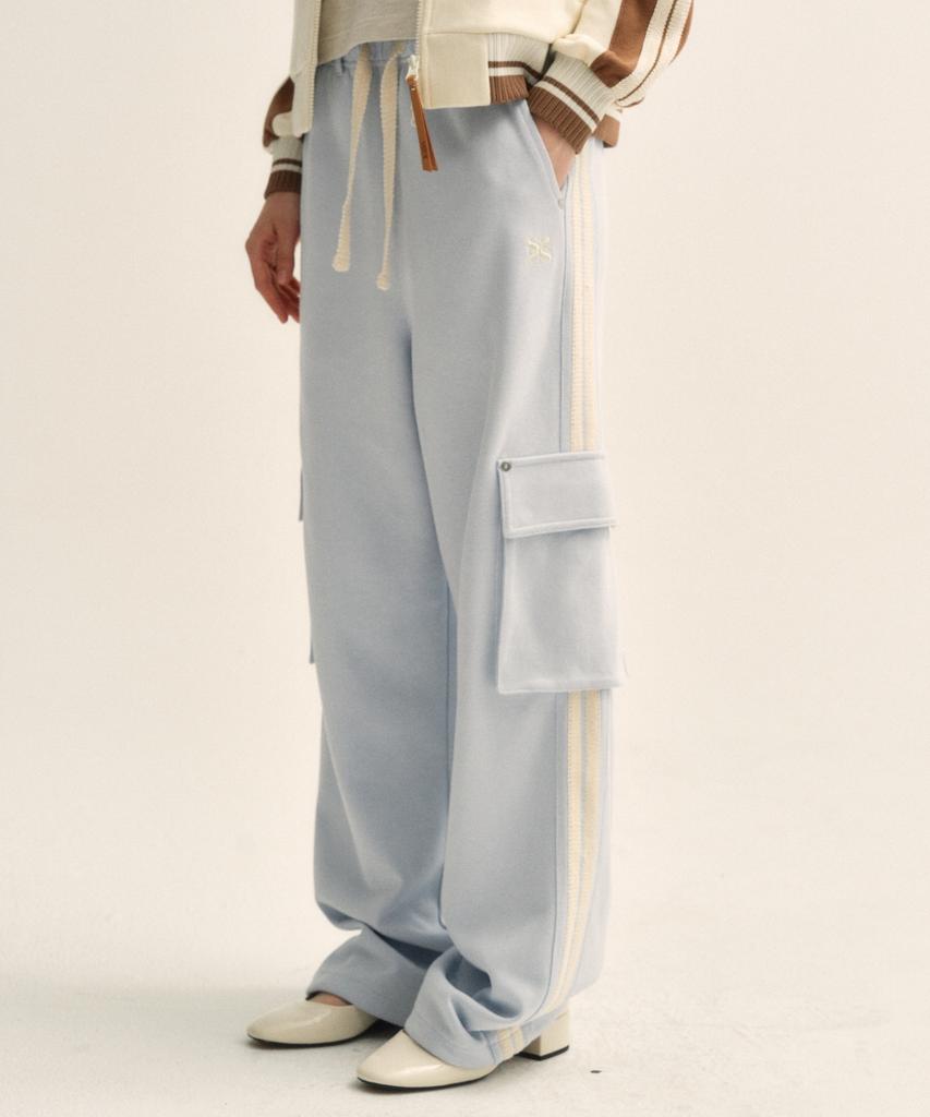 Seteo Roton Cargo Track Pants Sky Blue