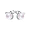 Hot Selling Fashionable Pearl Cat Diamond Earrings