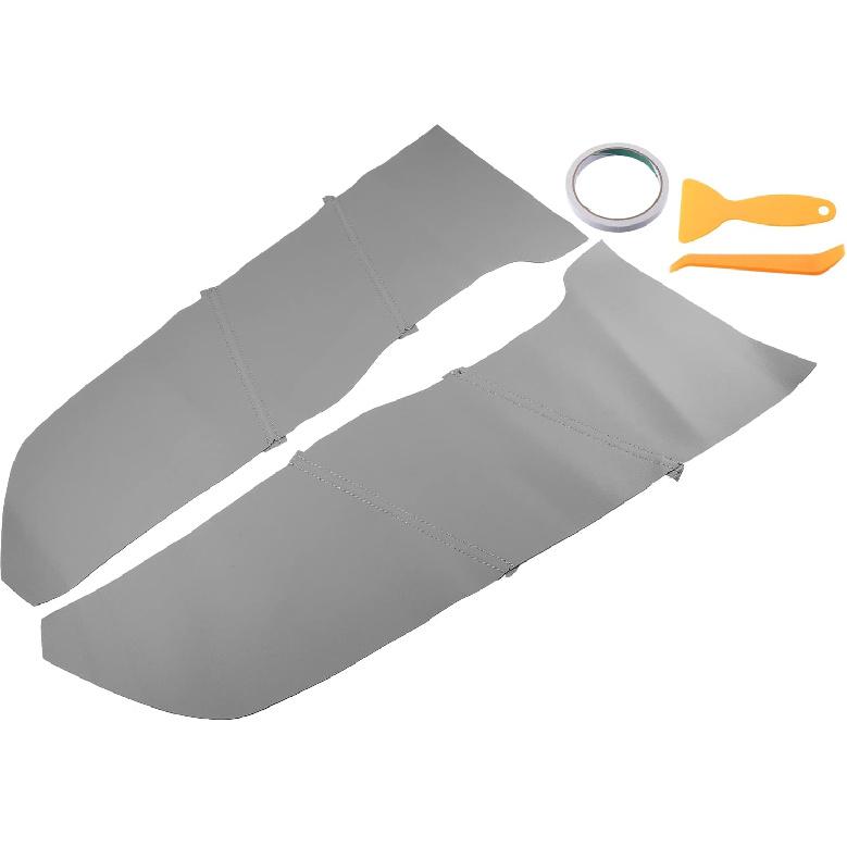 Car Front Door Panel Armrest Cover Interior Door Trims for Honda Accord 2008-2012 Black 1 Pair