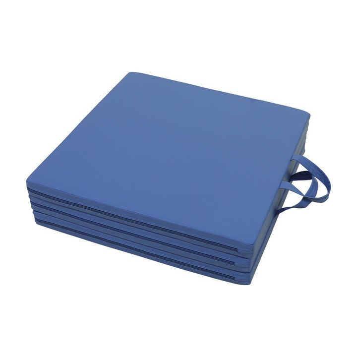 Gymnastic Mattress Satellite 180x60x5 Cm Three-piece - Navy Blue