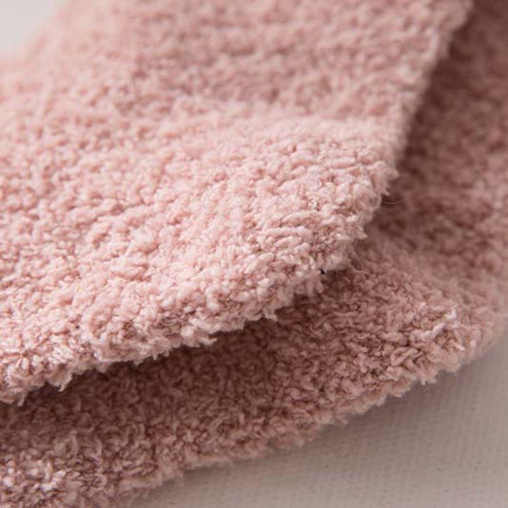 Color Sweet Girls Love Embroidery Coral Fleece Socks Female Hosiery Cute Floor Socks Mid-tube Socks