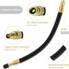 8.25 Inch Flexible Tire Valve Stem Extension Extenders with 90 Degree For Cars Truck Motorcycle Bike Scooter