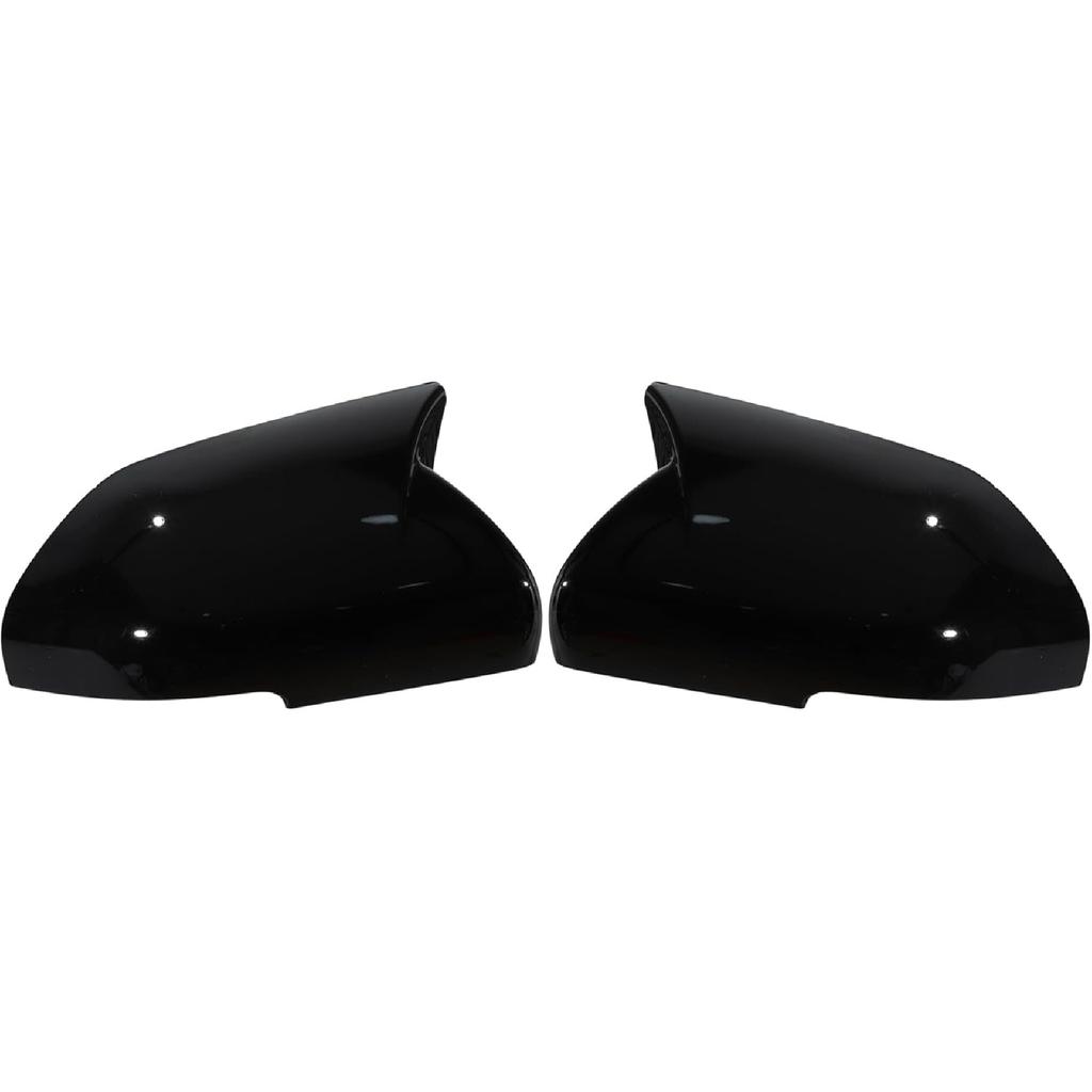 Motoforti 2PCS Left Right Side Ox Horn Wing Mirror Cover Cap for Ford Explorer 2020-2024, Car Rear View Mirror Cover, Exterior Door Mirror Housing,
