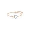 SWAROVSKI [Authentic product from headquarters/Free shopping bag] Hyperbola Heart Bangle Bracelet M 5518869
