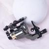 T3 Rotary Tattoo Machine Hollow Cup Powerful Motor Rear Drive Leaf Spring RCA Tattoo Frame with Needle Pressing Wheel for Professional Body Art