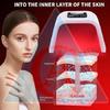 Best Red Light Devices, 7 Color Red Light Machine for Face and Neck, LED Facial Skin Care Beauty Tool At Home led photon light therapy Omega