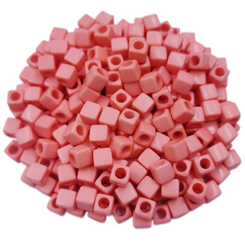40Pcs 7mm Bracelet Making Square Loose Beads DIY Charms For Jewelry Making Manual Accessories Necklaces Making