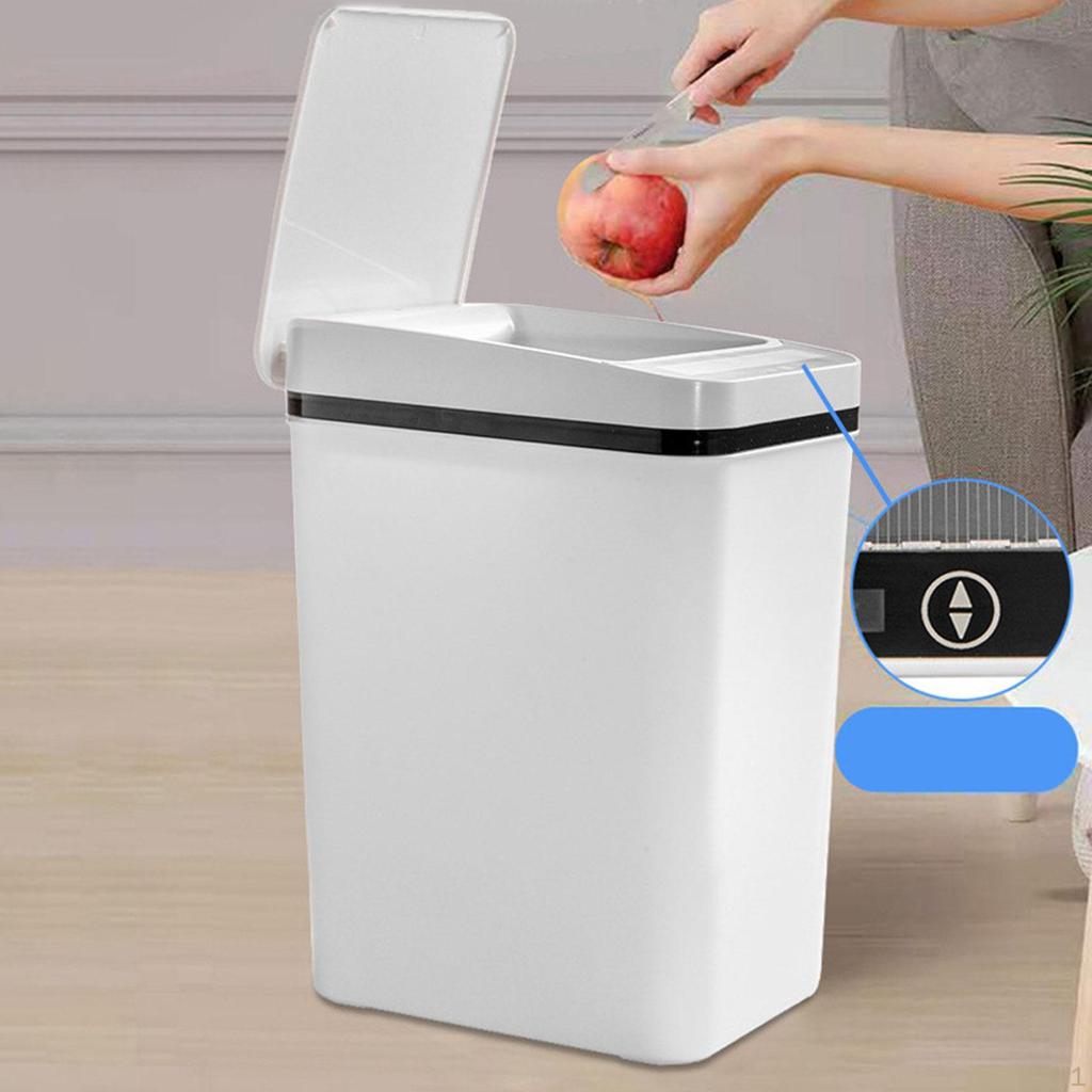 Automatická popelnice Koupelna Smart Trash 15L Vodotěsná Prostorově úsporná Bezdotyková pro
