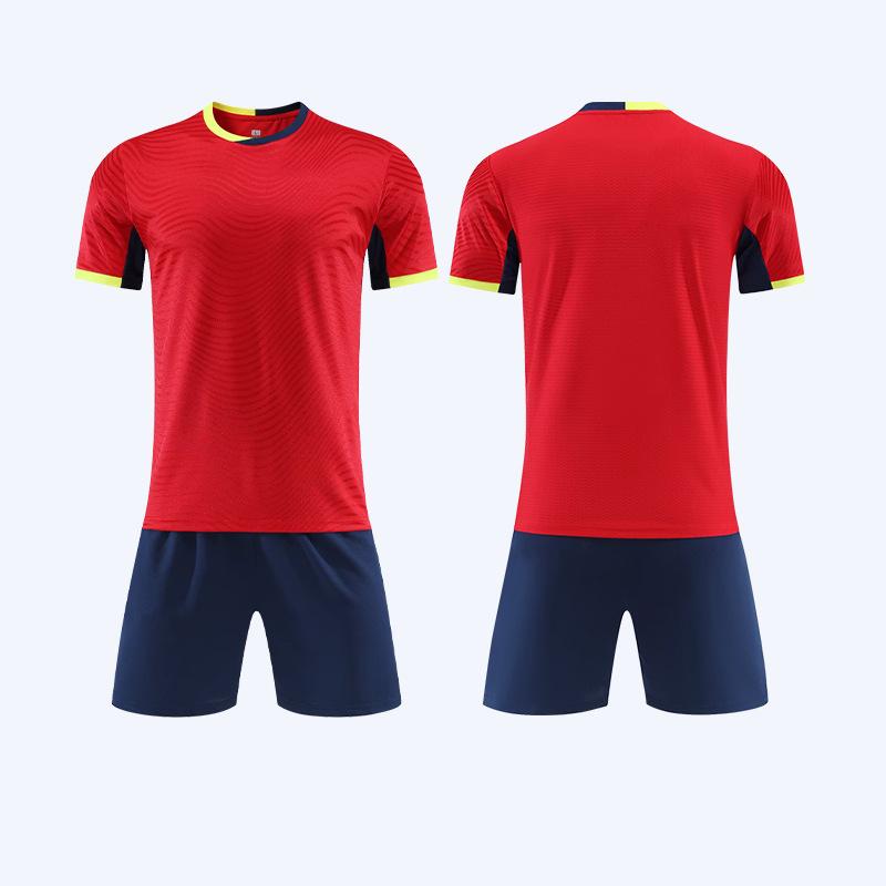 Summer Quick Dry Football Jersey Set Adult Short Sleeve Training Uniform 18