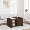 VidaXL Coffee Table Brown Oak 80x50x50 Cm Engineered Wood, Side Table, Living Room Table, Accent Table, End Table 848359