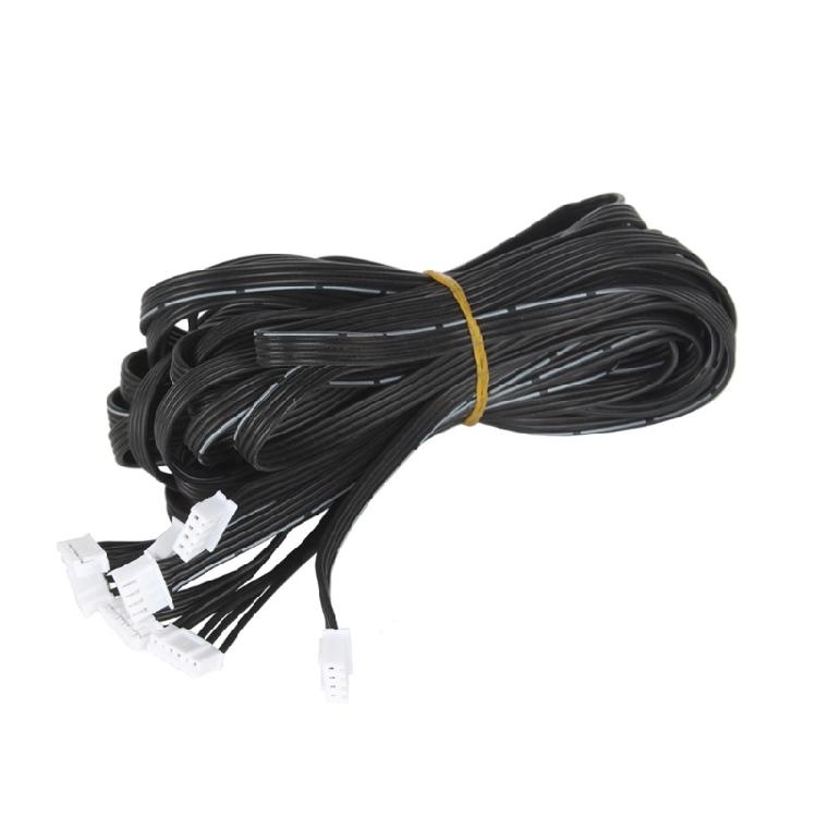 4Pin 6Pin Stepper Motor Cord Flexible Silicone Stepper Motor Cable Wire Line XH2.54 Terminal Connector Cable Assembly