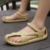 Ανδρικά Σανδάλια Slip On Καλοκαιρινά Νέα Αναπνέοντα Ελαφριά Μαλακή Σόλα Εξωτερικού Χώρου Παπούτσια Παραλίας Μόδας Αντιολισθητικά Άνεση Σπορ