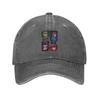 Fashion Scribble Classic Team baseball cap  Portable Summer Cap