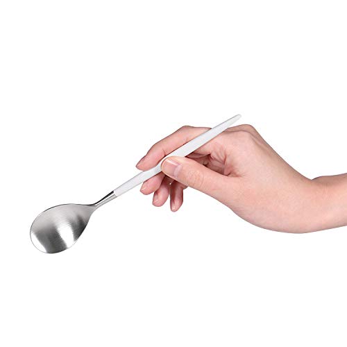 Cutipol MIO Weiß Silber Dessertlöffel MI08W