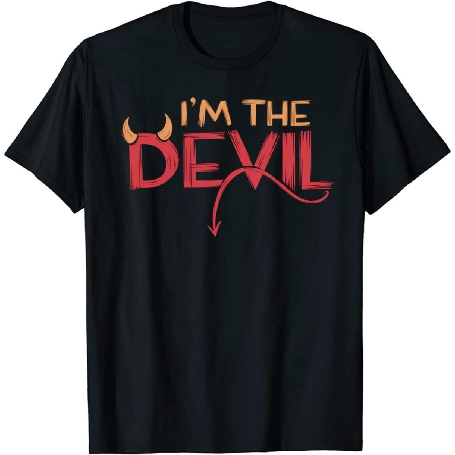 

I Am The Devil Spooky Halloween Celebration Satan Worship_1 T-Shirt, Tank Top, Sweatshirt, Hoodie, Long Sleeve, for Men Women Black XXXXXL різнокольоровий