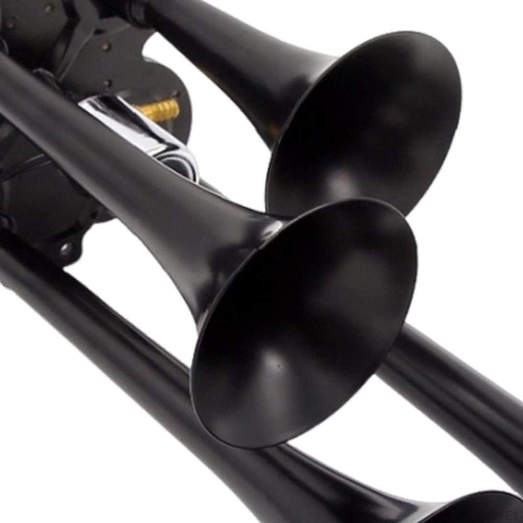 Four Trumpet Train Air Speaker Replacement Modification Parts Accessory for Vehicles Boats