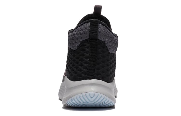Li Ning Soft Zero WNTR Zero WNTR Fleece lined Cushioning Rebound Mid top Running Shoes Women's Black AGLR238-2