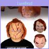 Childs Play Latex Mask With Blood For Halloween Party And Horror Enthusiasts