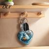 Kids Halloween Party Giveaways Ghost Keychain, Spooky Pumpkin Keyring Pendant, Holiday Themed Supplies Cute Heart Bag Charm for Backpacks, Handbags,