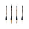 Purple Bamboo Crane Calligraphy Brush - Extra Large, Mixed Bristle, Wolf Hair (for Large Characters & Regular Script)