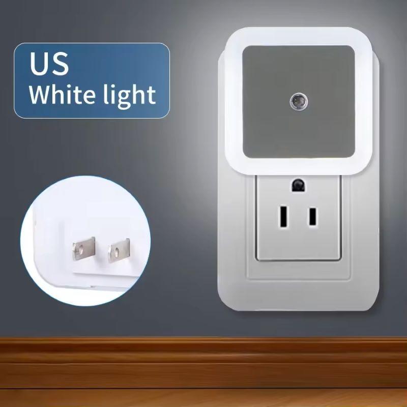 1/2/4PCS Light Sensing Night Light Intelligent LED Night Light Socket Light Suitable for Bedrooms Bathrooms Kitchens Corridors