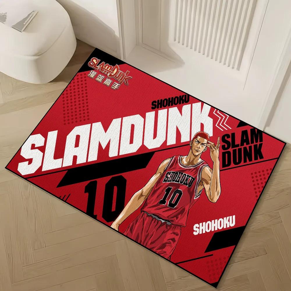 

Bilibili SLAM DUNK Door Mat Welcome Doormat Non-slip Floor Mat Bedroom Kitchen Bath Balcony Hallway Rugs Home Decoration Carpet 60cm x 90cm