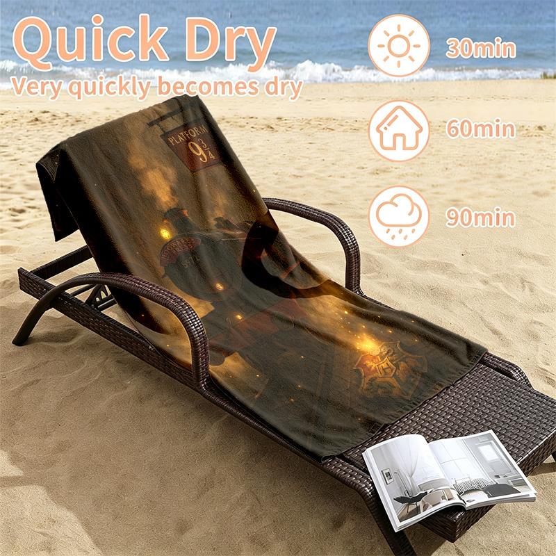 Harry Potter Beach towels also serve as bath towels summer essential a musthave for the outdoors the beach and the pool